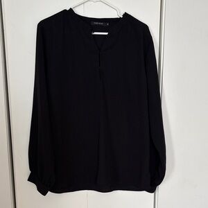 Papermoon Elegant Black Blouse